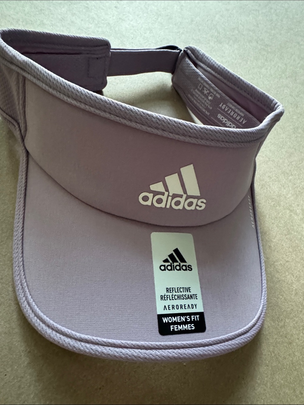 adidas Women’s Reflective Visor - Light Lavender